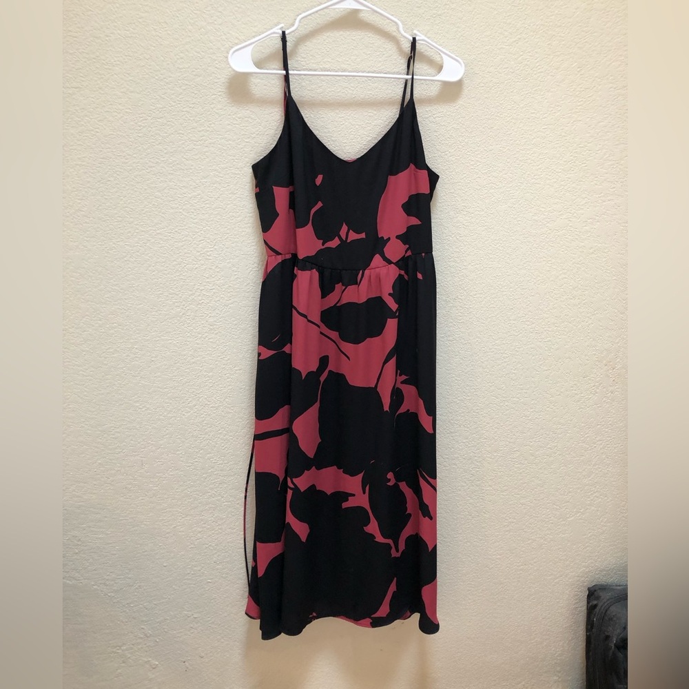 Loft spaghetti strap midi dress